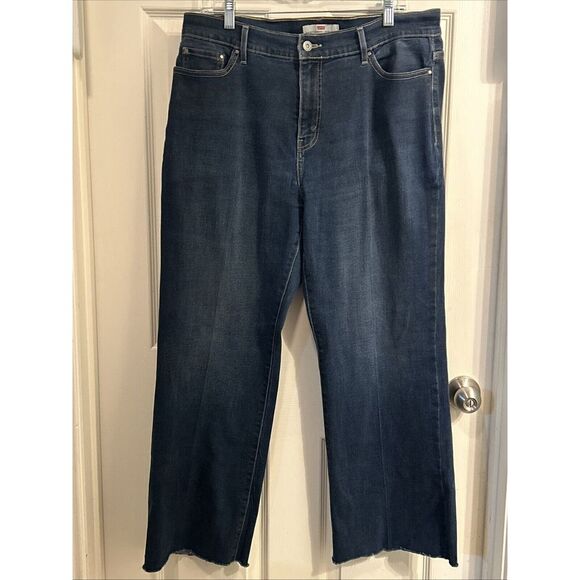 Levis Strauss & Co 512 Perfect Slimming Bootcut Jeans Womens‎ 16 S/C Blue - Picture 1 of 11